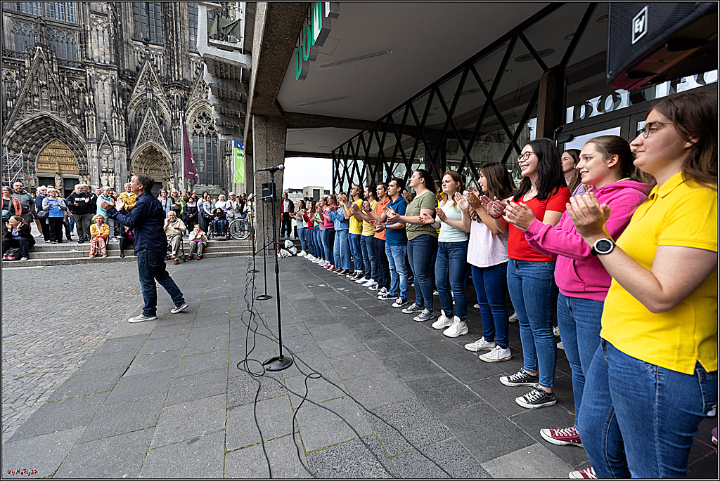 Open-Air-Benefizsingen am Kölner Dom, 10.07.2022