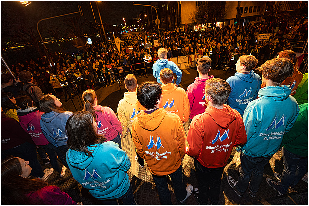Demokratie schützen - Wir stellen uns QUER KEIN RASSISMUS BEI UNS IN KÖLN, 21.03.2024