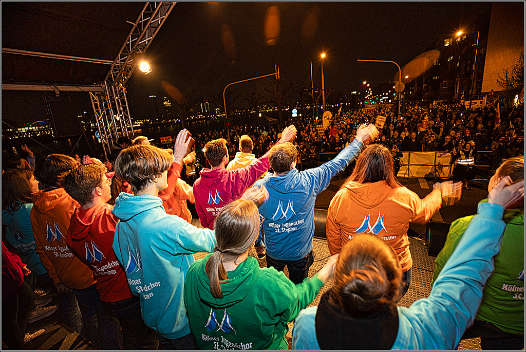 Demokratie schützen - Wir stellen uns QUER KEIN RASSISMUS BEI UNS IN KÖLN, 21.03.2024
