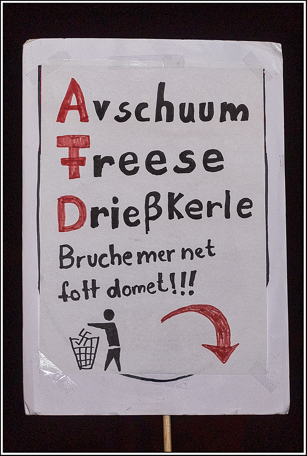 Demokratie schützen - Wir stellen uns QUER KEIN RASSISMUS BEI UNS IN KÖLN, 21.03.2024
