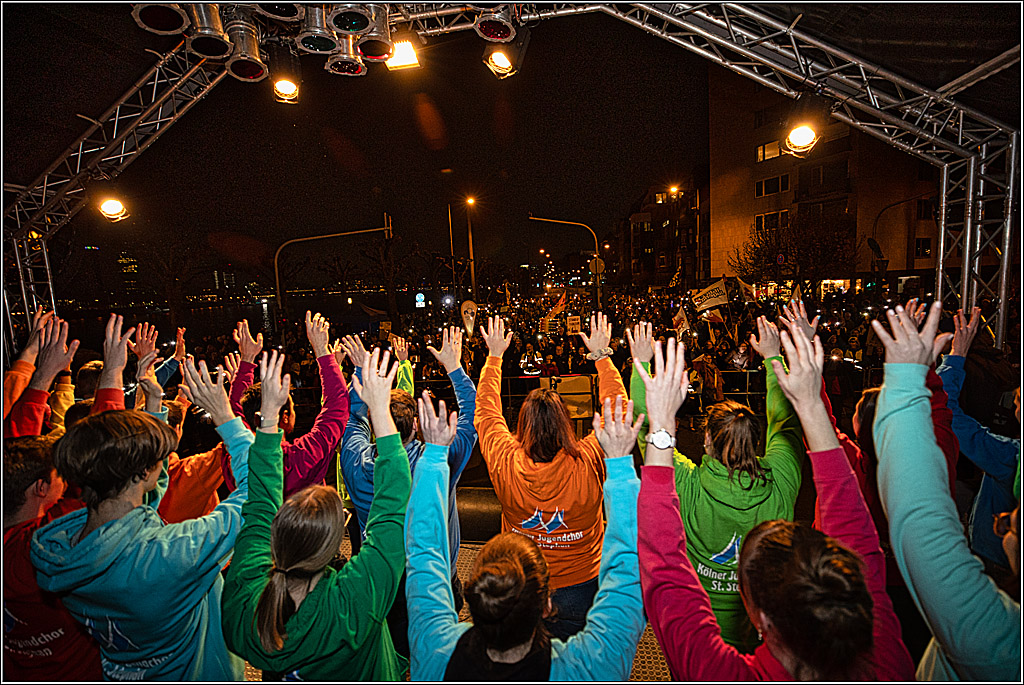 Demokratie schützen - Wir stellen uns QUER KEIN RASSISMUS BEI UNS IN KÖLN, 21.03.2024
