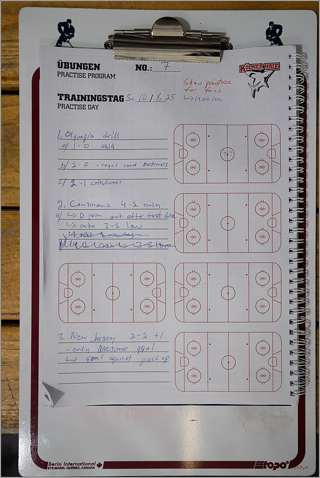 PENNY DEL 1; Trainingsauftakt Kölner Haie; Köln, 10.08.2025