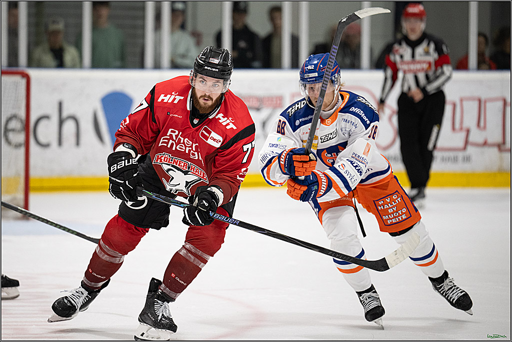 PENNY DEL; Testspiel Koelner Haie - Tappara Tempere; Koeln, 14.08.2025