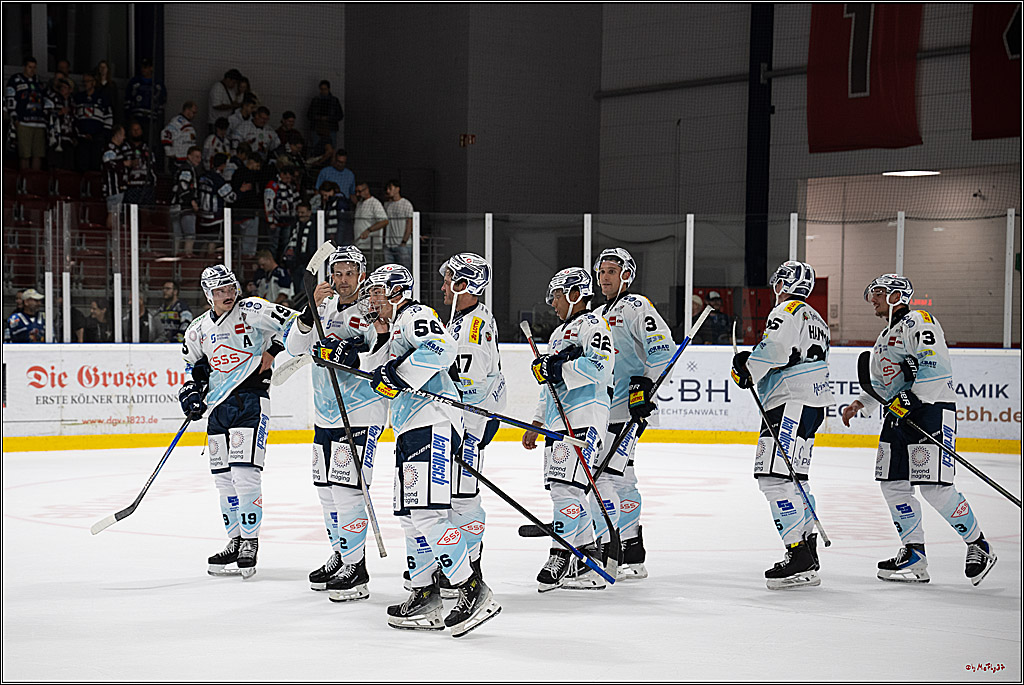 PENNY DEL 1; Testspiel Iserlohn Roosters - Dresdner Eislöwen; Köln, 15.08.2025