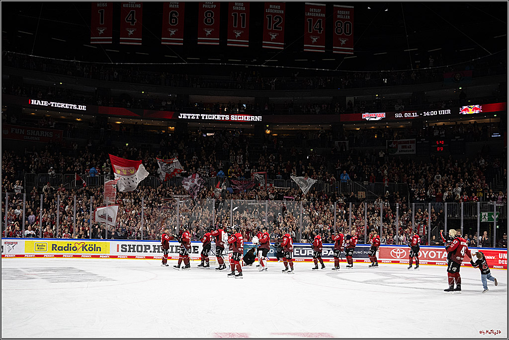 PENNY DEL 1; Kölner Haie - Löwen Frankfurt; Köln, 26.10.2025