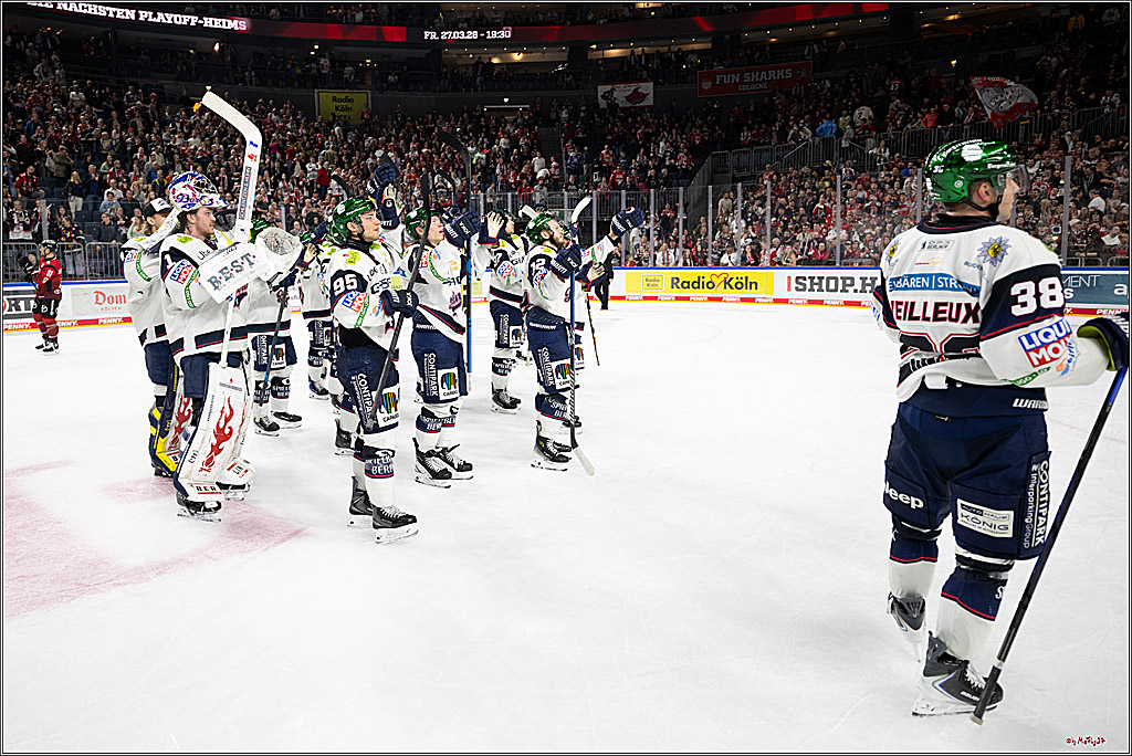 PENNY DEL 1; Kölner Haie - Eisbären Berlin; Köln, 08.03.2026