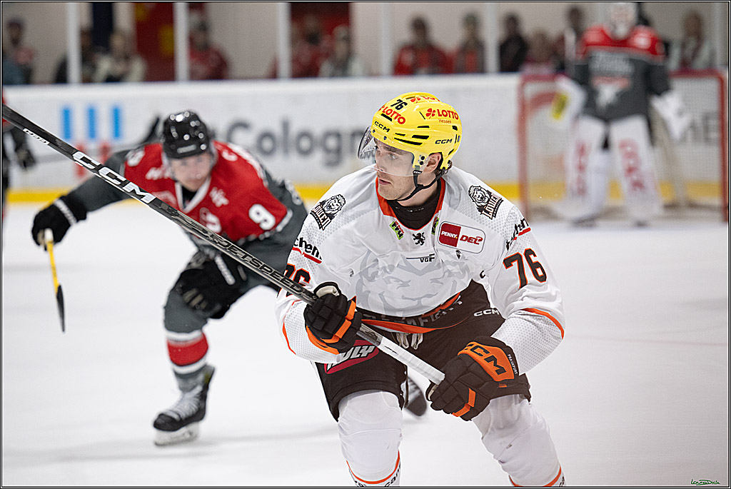 PENNY DEL 1; 1. Testspiel Kölner Haie - Löwen Frankfurt; Köln, 28.08.2026