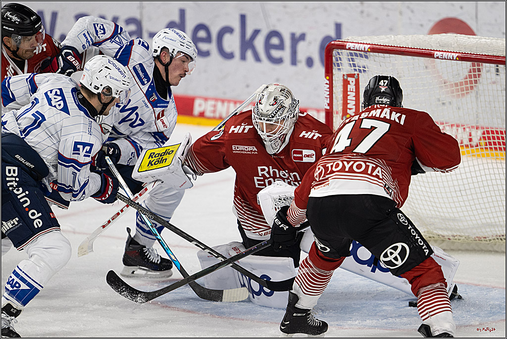 PENNY DEL 1; Kölner Haie - Adler Mannheim; Köln, 27.10.2026