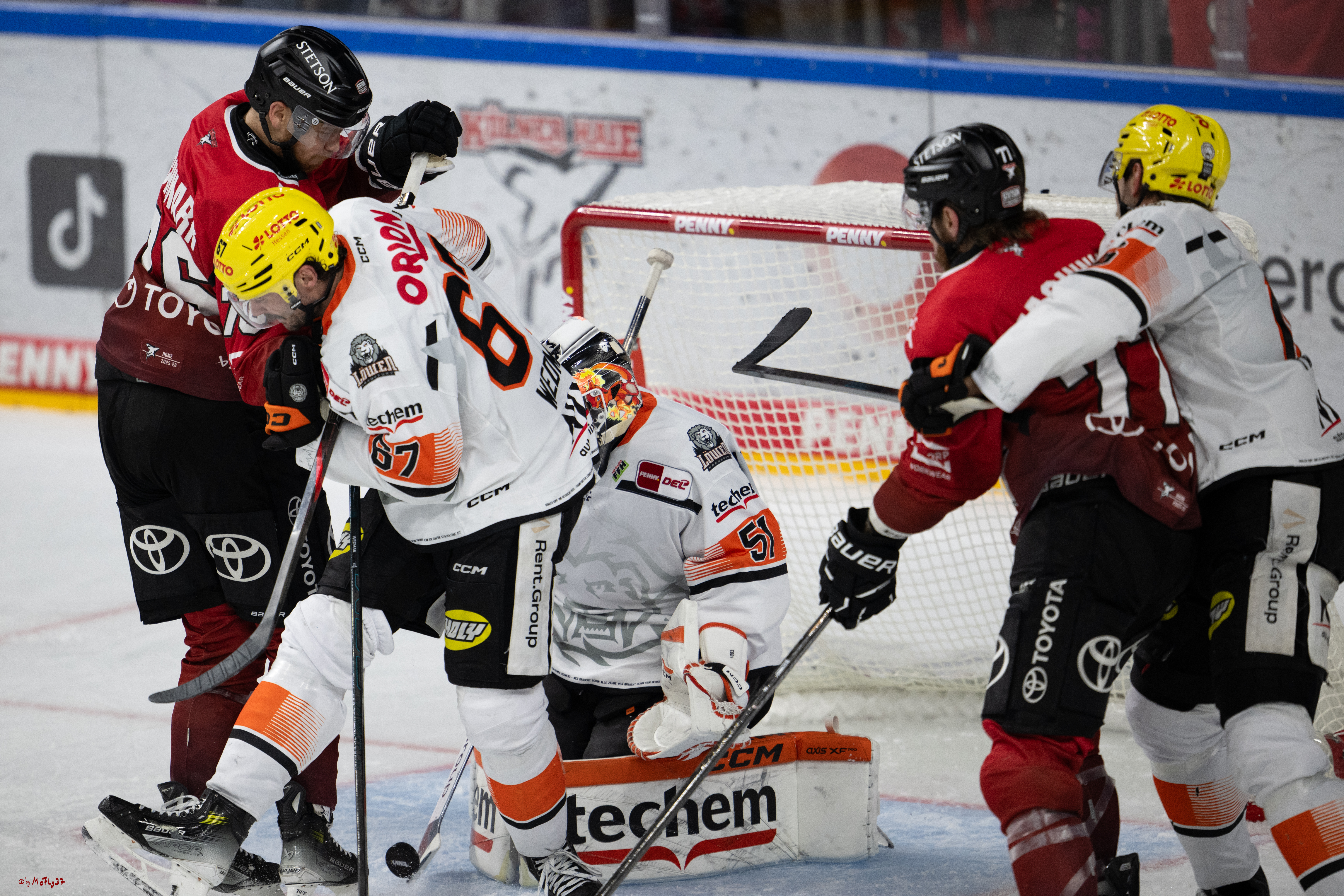 PENNY DEL 1; Kölner Haie - Löwen Frankfurt; Köln, 26.10.2025