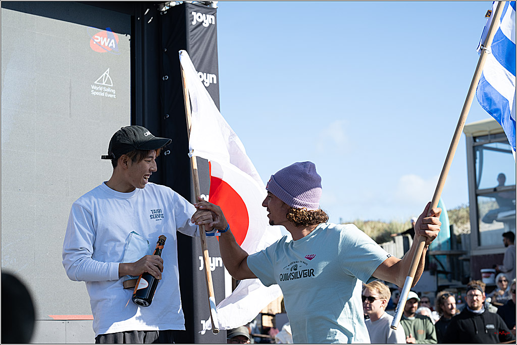 PWA - Citroen - World Windsurfing Tour Sylt 2026 - Tag 9 Siegerrehrungen Slalom Foil Men u. Freestyle Men; Sylt Westerland, 04.10.2026