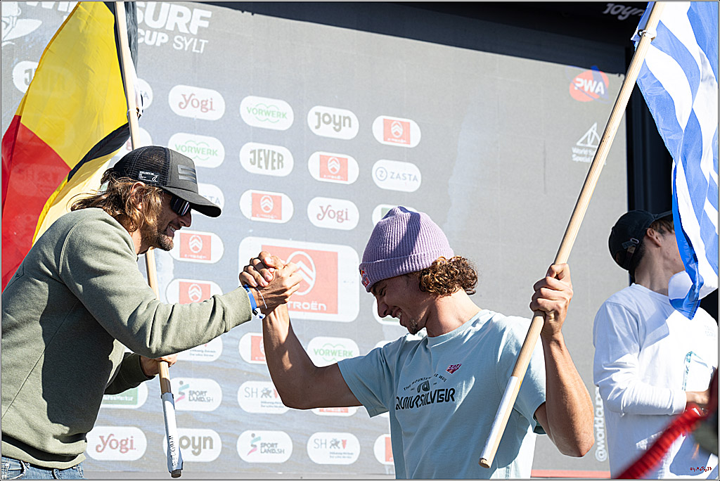 PWA - Citroen - World Windsurfing Tour Sylt 2026 - Tag 9 Siegerrehrungen Slalom Foil Men u. Freestyle Men; Sylt Westerland, 04.10.2026