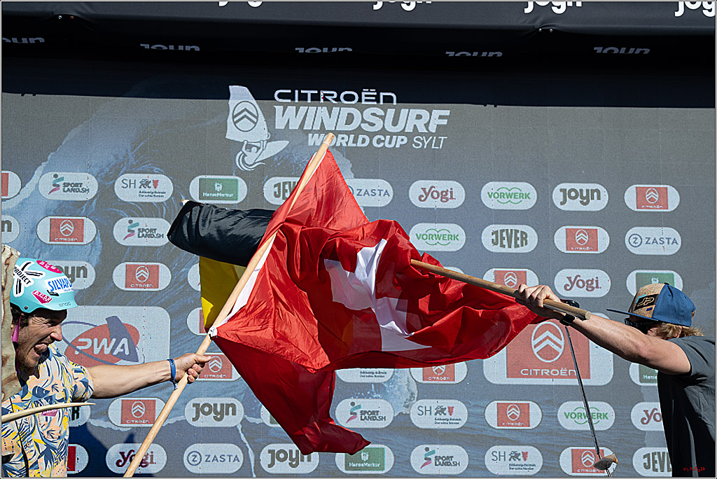 PWA - Citroen - World Windsurfing Tour Sylt 2026 - Tag 9 Siegerrehrungen Slalom Foil Men u. Freestyle Men; Sylt Westerland, 04.10.2026