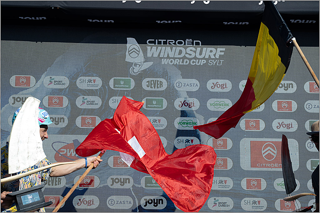 PWA - Citroen - World Windsurfing Tour Sylt 2026 - Tag 9 Siegerrehrungen Slalom Foil Men u. Freestyle Men; Sylt Westerland, 04.10.2026