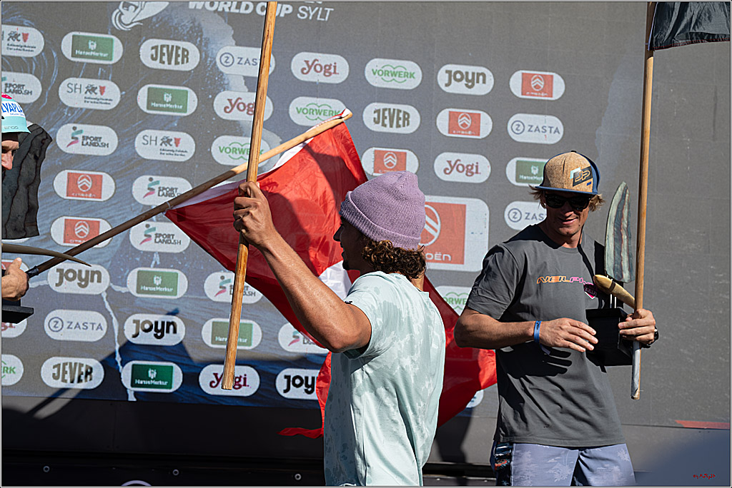 PWA - Citroen - World Windsurfing Tour Sylt 2026 - Tag 9 Siegerrehrungen Slalom Foil Men u. Freestyle Men; Sylt Westerland, 04.10.2026