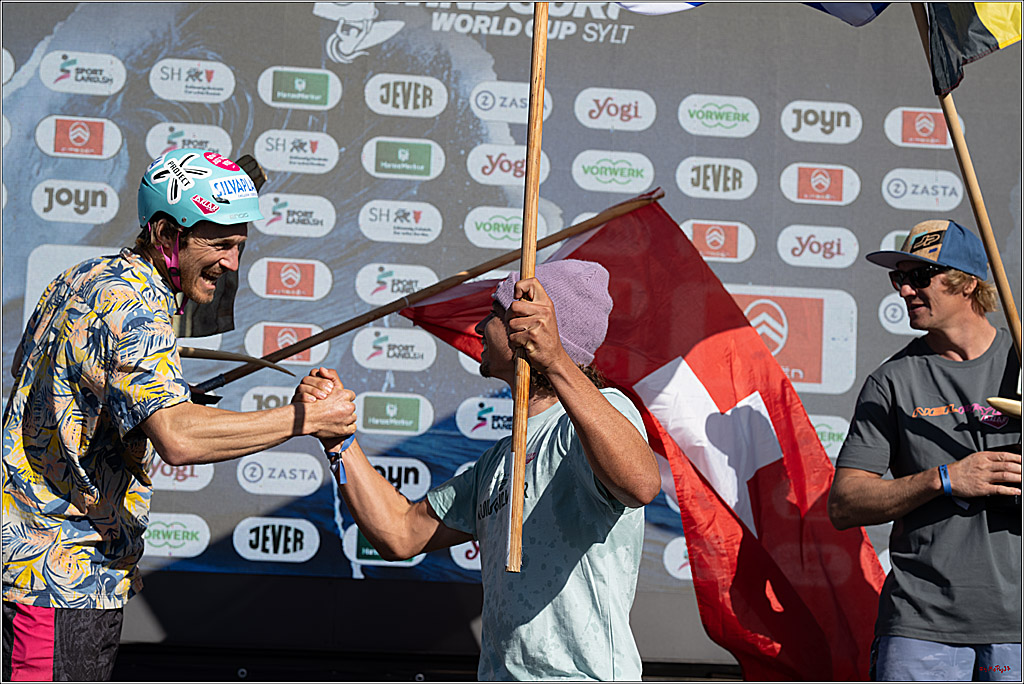 PWA - Citroen - World Windsurfing Tour Sylt 2026 - Tag 9 Siegerrehrungen Slalom Foil Men u. Freestyle Men; Sylt Westerland, 04.10.2026