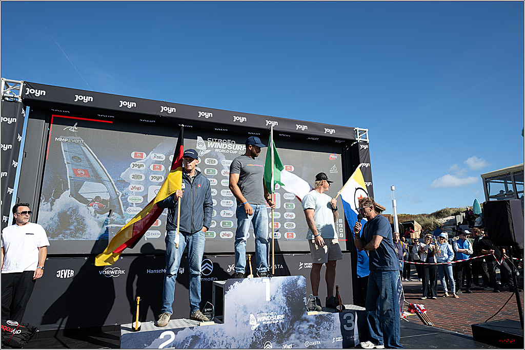 PWA - Citroen - World Windsurfing Tour Sylt 2026 - Tag 9 Siegerrehrungen Slalom Foil Men u. Freestyle Men; Sylt Westerland, 04.10.2026