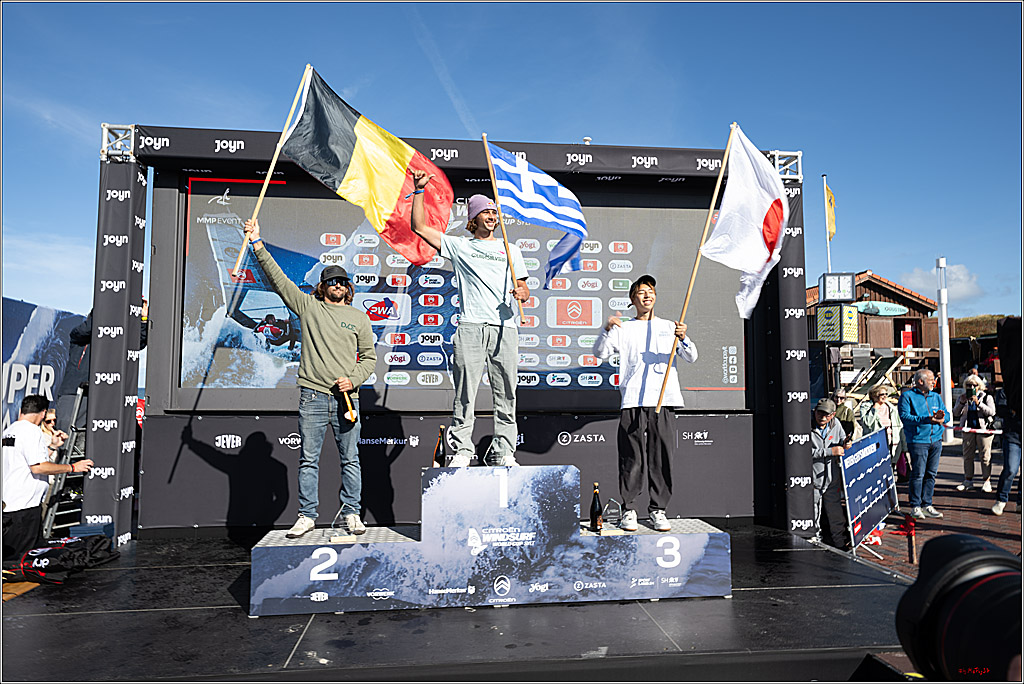 PWA - Citroen - World Windsurfing Tour Sylt 2026 - Tag 9 Siegerrehrungen Slalom Foil Men u. Freestyle Men; Sylt Westerland, 04.10.2026