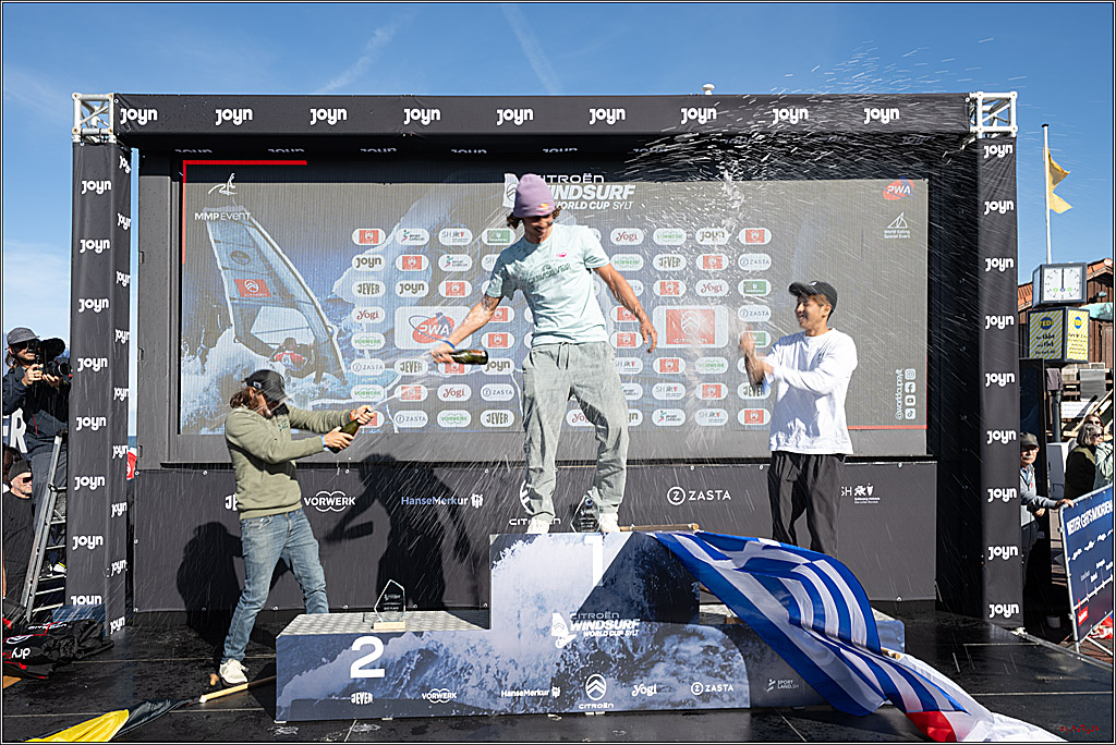 PWA - Citroen - World Windsurfing Tour Sylt 2026 - Tag 9 Siegerrehrungen Slalom Foil Men u. Freestyle Men; Sylt Westerland, 04.10.2026