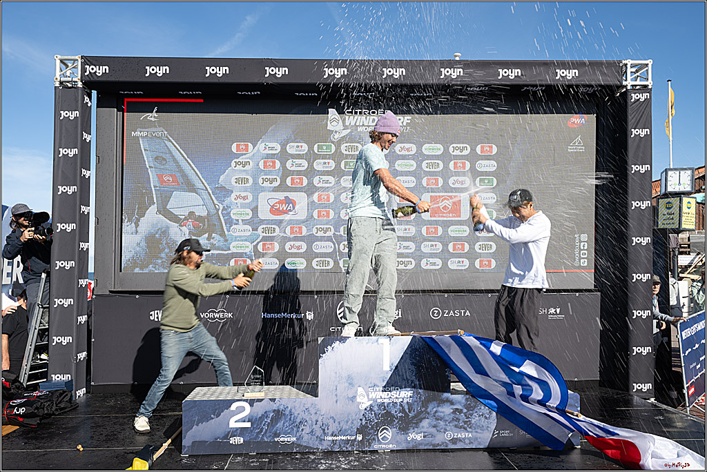 PWA - Citroen - World Windsurfing Tour Sylt 2026 - Tag 9 Siegerrehrungen Slalom Foil Men u. Freestyle Men; Sylt Westerland, 04.10.2026