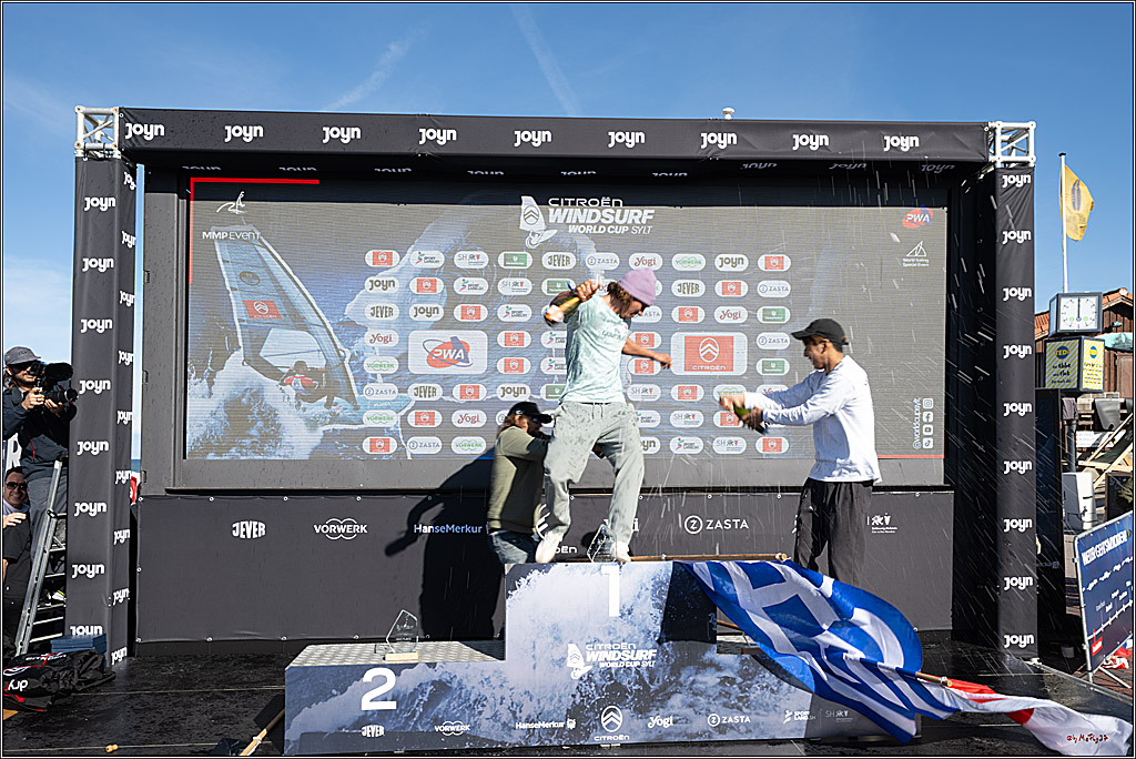 PWA - Citroen - World Windsurfing Tour Sylt 2026 - Tag 9 Siegerrehrungen Slalom Foil Men u. Freestyle Men; Sylt Westerland, 04.10.2026