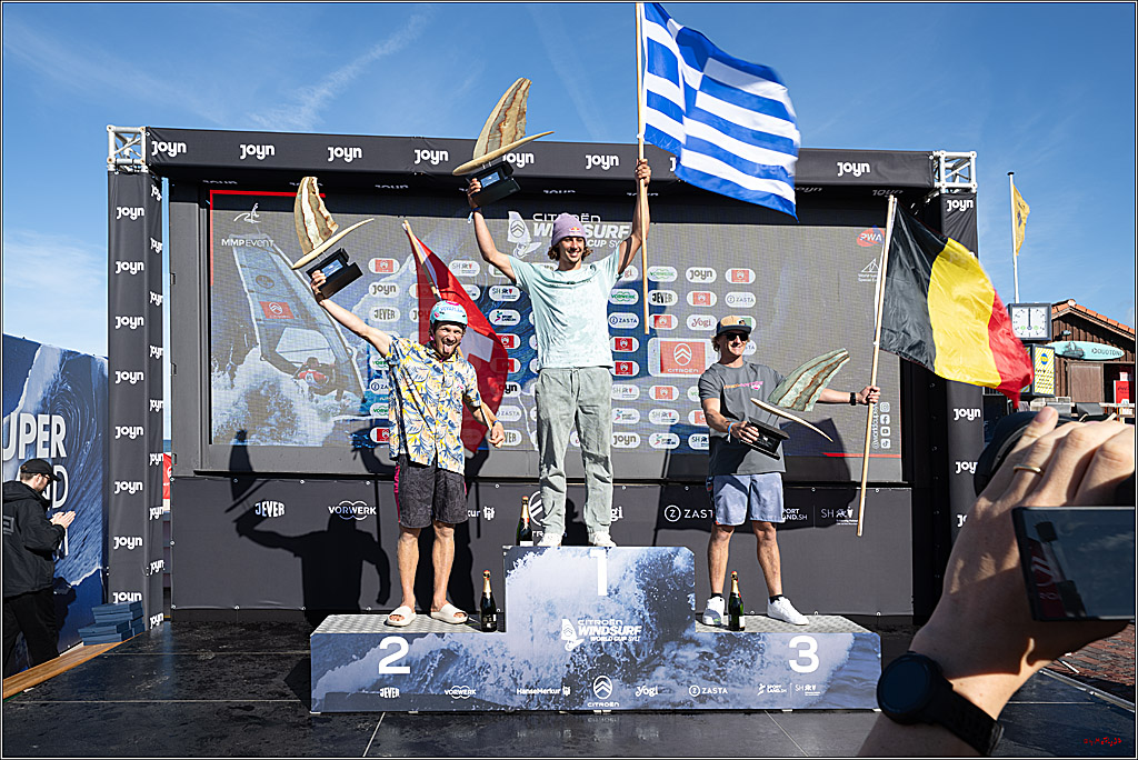 PWA - Citroen - World Windsurfing Tour Sylt 2026 - Tag 9 Siegerrehrungen Slalom Foil Men u. Freestyle Men; Sylt Westerland, 04.10.2026