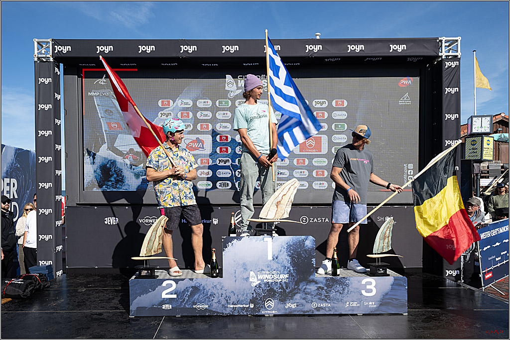 PWA - Citroen - World Windsurfing Tour Sylt 2026 - Tag 9 Siegerrehrungen Slalom Foil Men u. Freestyle Men; Sylt Westerland, 04.10.2026